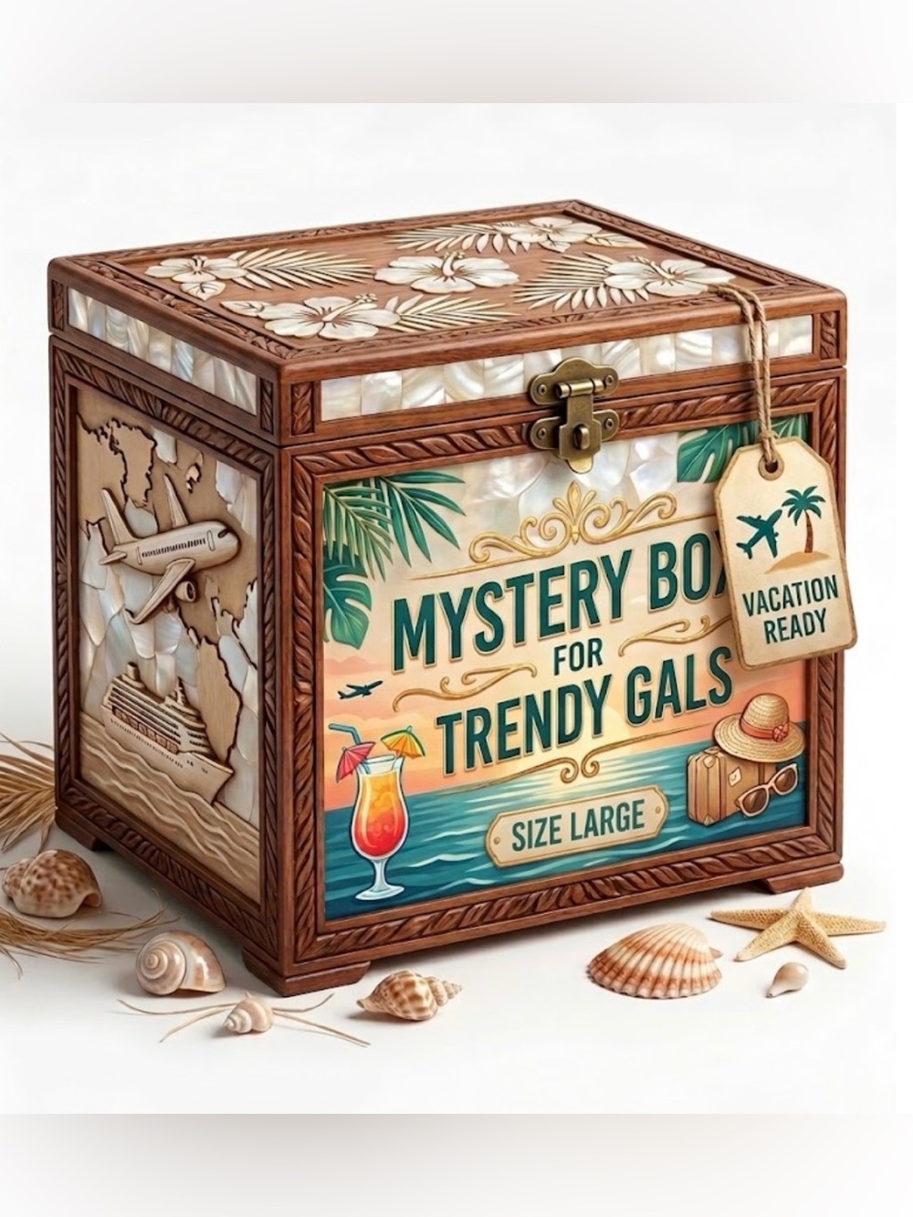 Mystery Box Size L Vacation Resort Summer Spring Bundle and Save
